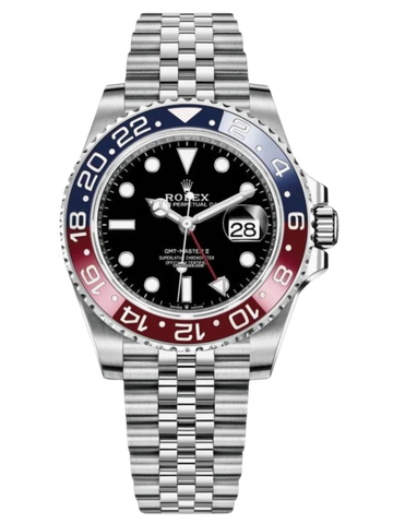 Rolex GMT-Master II – “Pepsi” Bezel – Black Dial – Jubilee Bracelet (Ref. 126710BLRO)