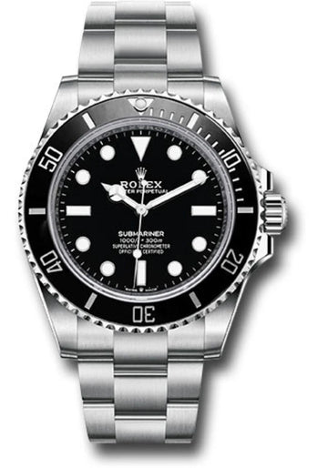 Rolex Submariner – No Date – Black Dial – Oyster Bracelet (Ref. 124060)
