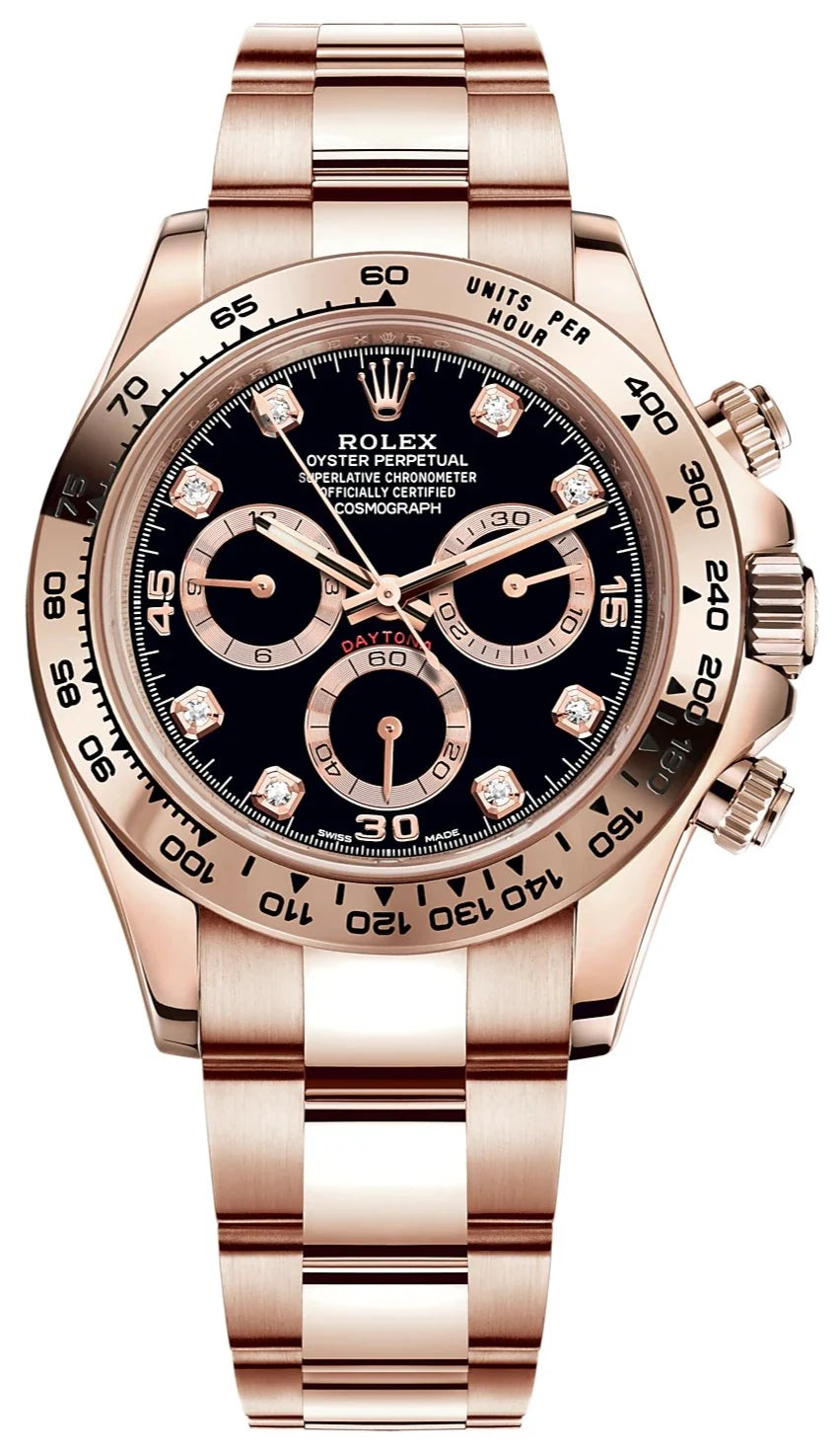 Rolex Cosmograph Daytona 40mm Everose Gold – Diamond Markers (Ref. 116505)