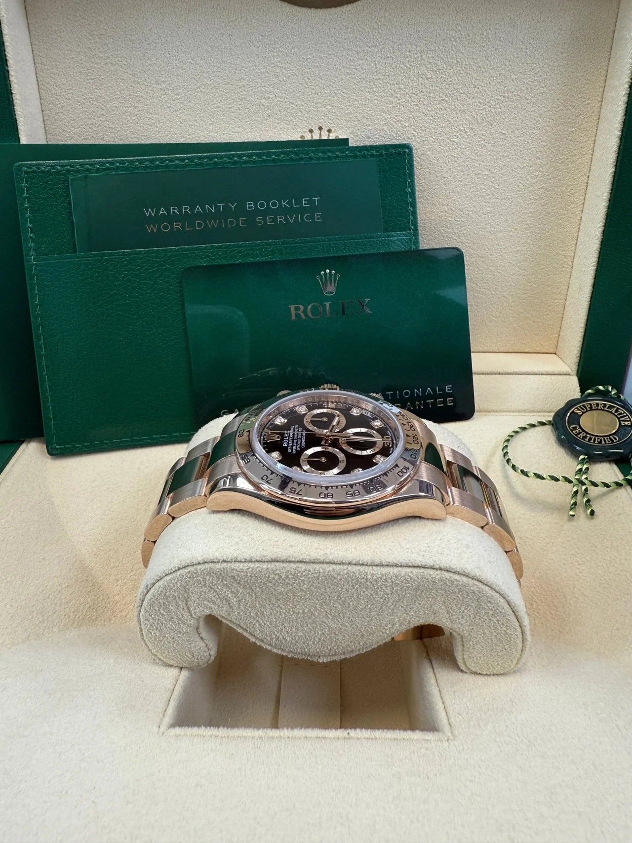 Rolex Cosmograph Daytona 40mm Everose Gold – Diamond Markers (Ref. 116505)