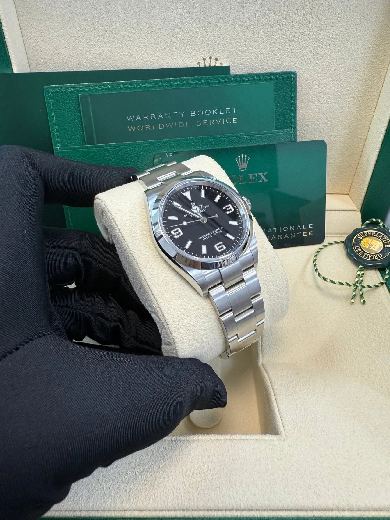 Rolex Explorer Stainless Steel Oyster Perpetual Explorer – Black Dial – Oyster Bracelet 124270