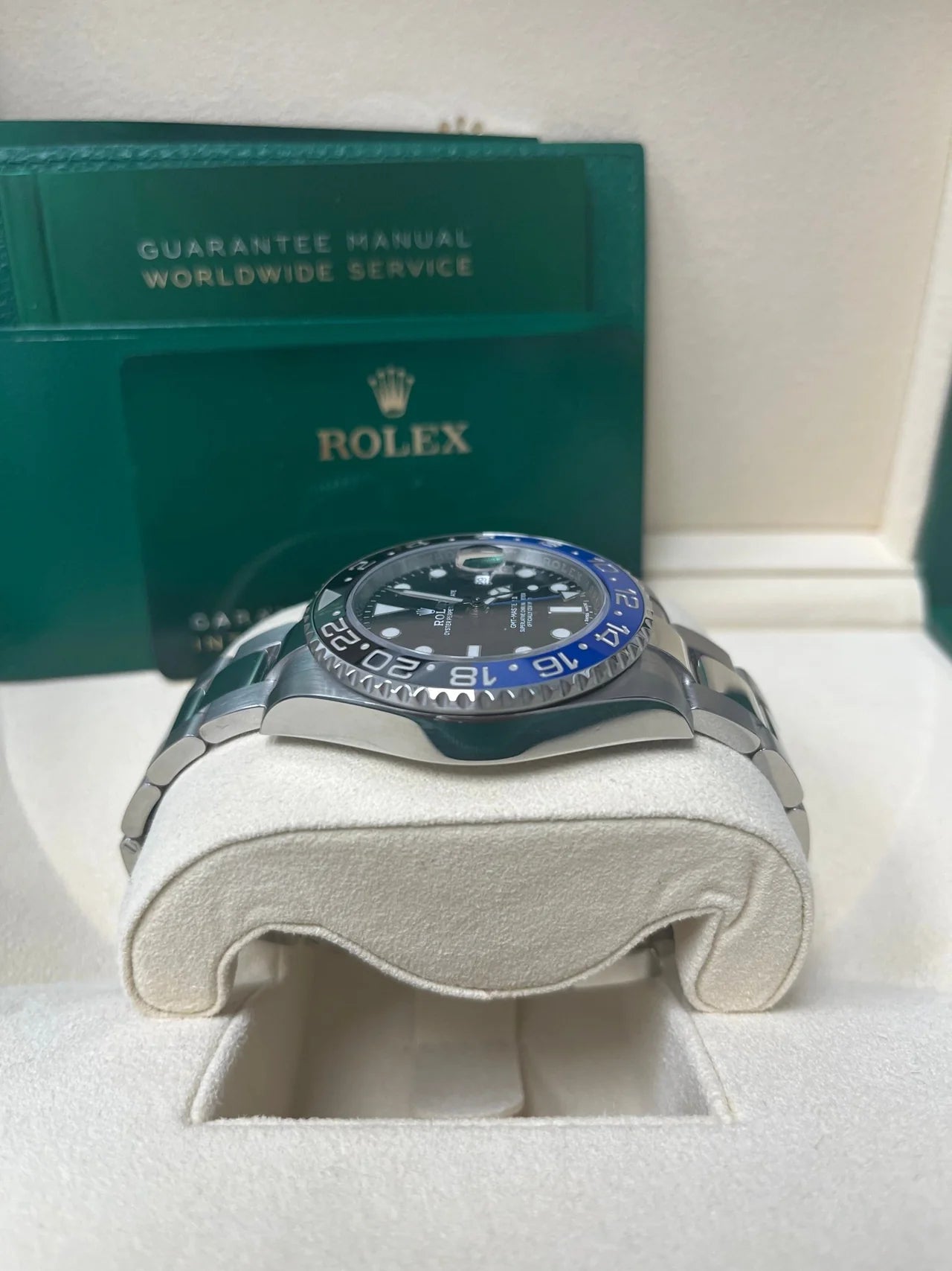 Rolex GMT-Master II – “Batman” – Black &amp; Blue Cerachrom Bezel – Oyster Bracelet (Ref. 126710BLNR)