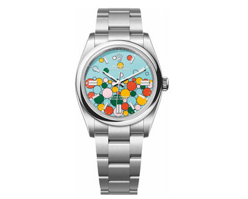 Rolex Oyster Perpetual 36 – Celebration Motif Dial – Oyster Bracelet (Ref. 126000)