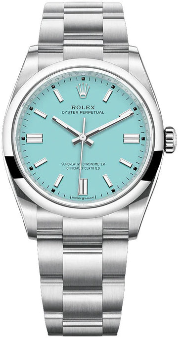 Rolex Oyster Perpetual 36 – Turquoise Dial – Oyster Bracelet (Ref. 126000)